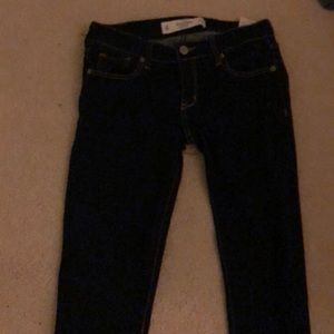 abercrombie and fitch DARK BLUE jeans